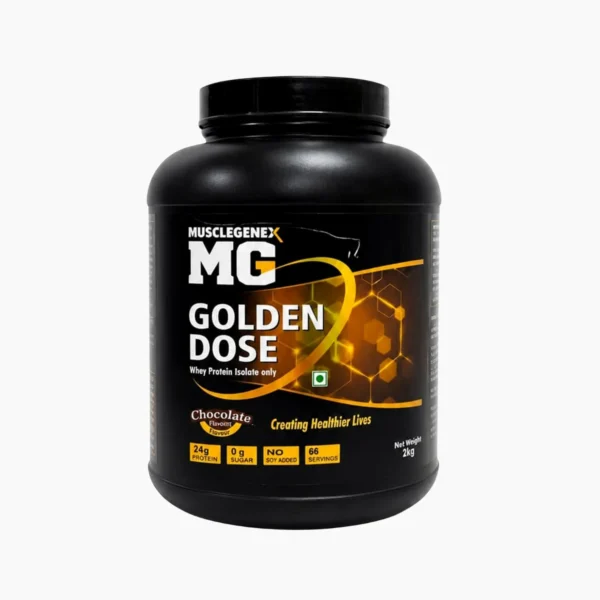 MG Golden Dose Whey Protein Powder (Net Weight – 2 kg)