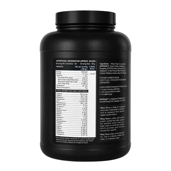 MG Whey Force Protein Powder (Net Weight – 2 kg)
