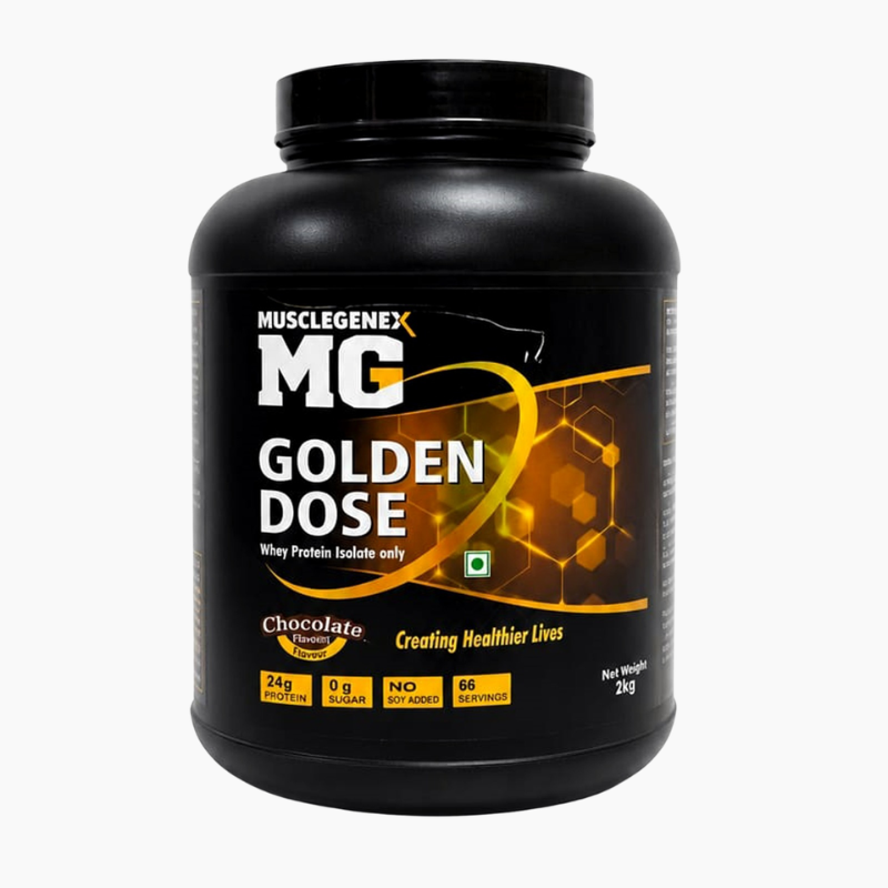 MG Golden Dose Whey Protein Powder (Net Weight - 2 kg)