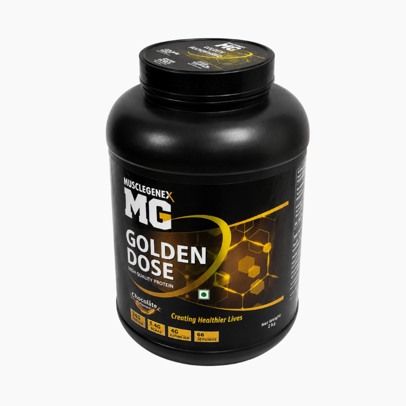 MG Golden Dose Whey Protein Powder (Net Weight - 2 kg) - Image 3