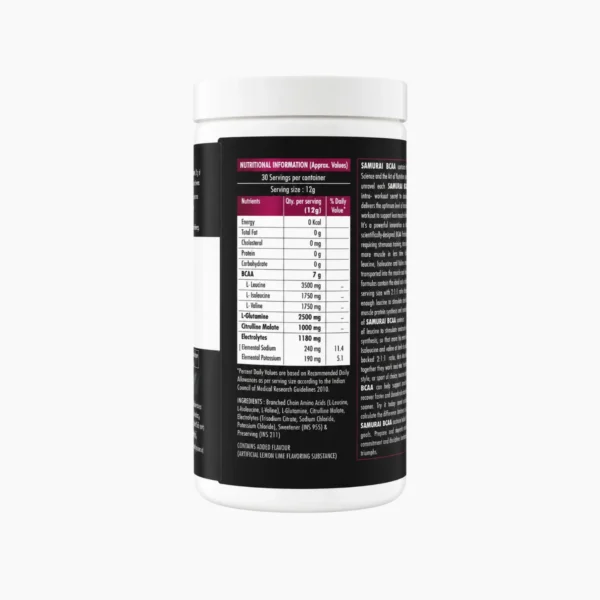 MG Samurai BCAA Powder  (Net Weight – 360 gms)